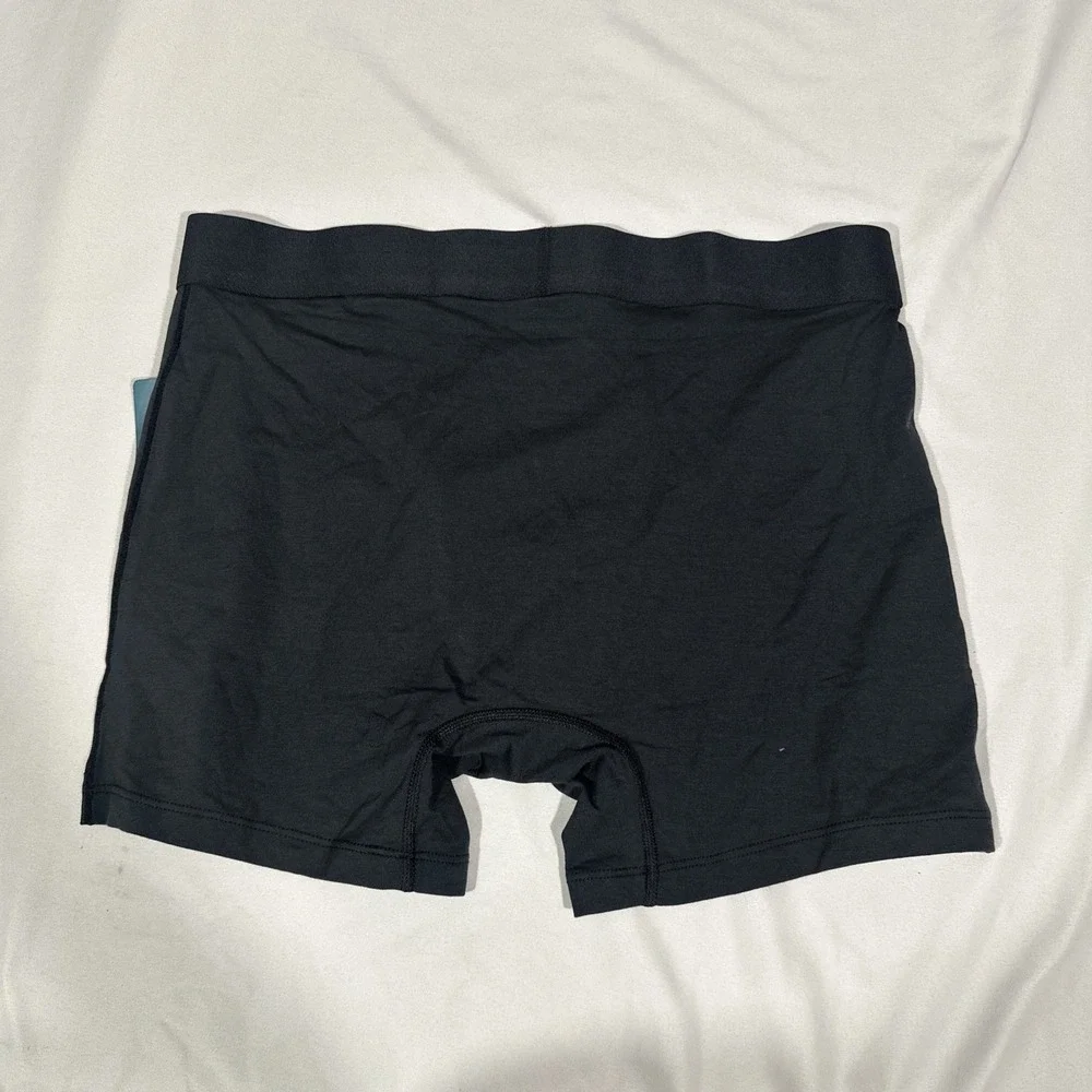 NWT‎ $32 TOMMY JOHN [ Medium ] Cool Cotton 4-Inch Boxer Briefs in Black U1404